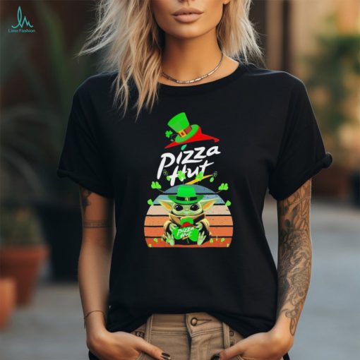 Baby Yoda Pizza Hut St Patrick’s Day 2024 vintage shirt