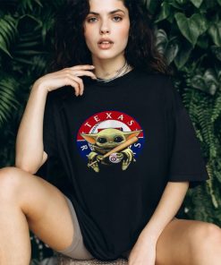 Baby Yoda Texas Rangers shirt