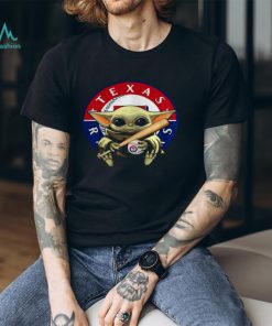 Baby Yoda Texas Rangers shirt