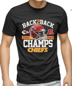 Back 2 Back AFC Champions 2022 2023 Kansas City Chiefs Shirt