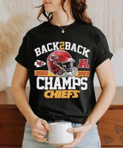 Back 2 Back AFC Champions 2022 2023 Kansas City Chiefs Shirt