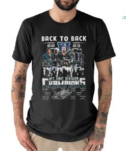 Back To Back 2023 Nfc East Division Champions Shirt
