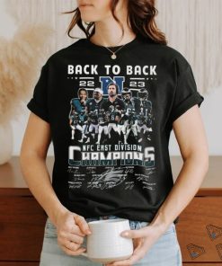 Back To Back 2023 Nfc East Division Champions Shirt