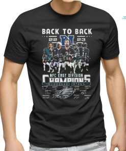 Back To Back 2023 Nfc East Division Champions Shirt