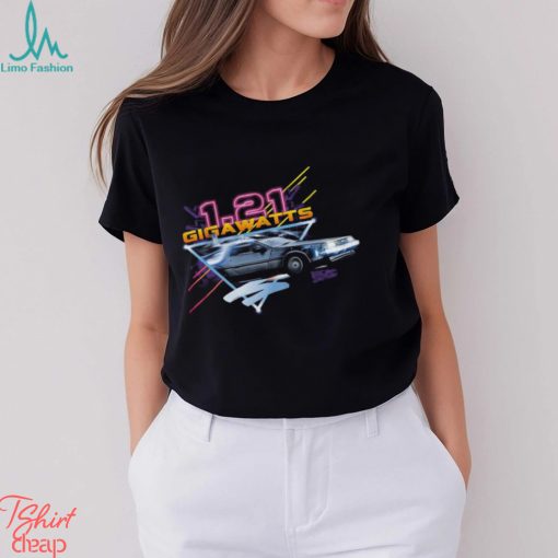 Back To The Future Neon Gigawatts T Shirt