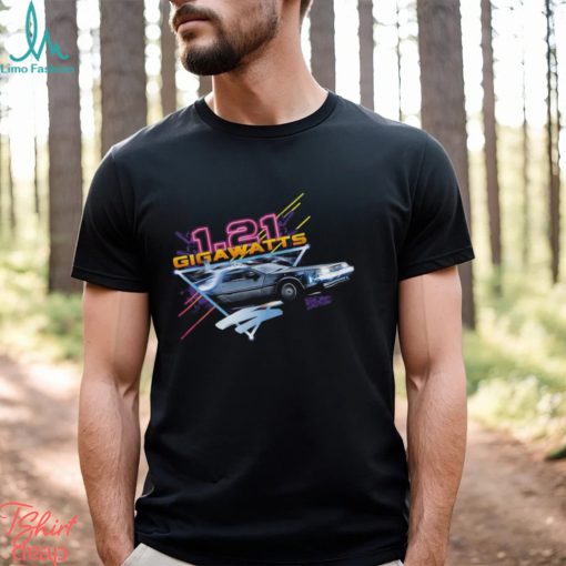 Back To The Future Neon Gigawatts T Shirt