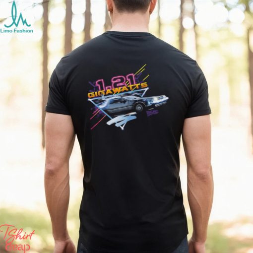 Back To The Future Neon Gigawatts T Shirt