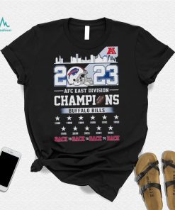 Back to Back AFC East Division Bills Shirt, hoodie, sweater, long sleeve and tank top Back to Back AFC East Division Bills Shirt