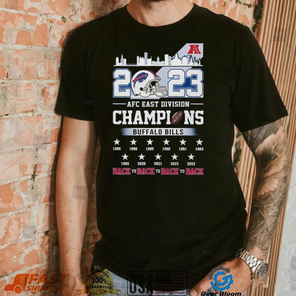 Back to Back AFC East Division Bills Shirt Back to Back AFC East Division Bills Shirt