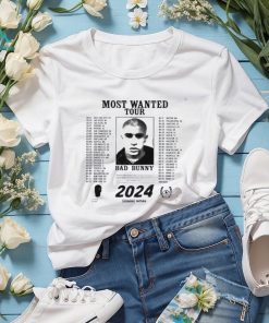 Bad Bunny Most Wanted Tour 2024 Shirt Nadie Sabe Lo Que Va A Pasar Manana Album Casual