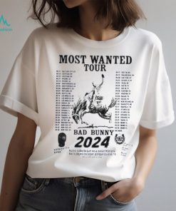 Bad Bunny Most Wanted Tour 2024 Shirt