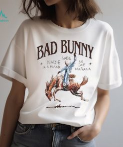 Bad Bunny Most Wanted Tour Nadie Sabe Lo Que Va A Pasar Manana Tshirt Cowboy T Shirt