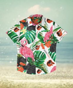 Baltimore Orioles Flamingo Hawaiian Shirt