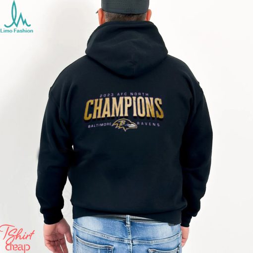 Baltimore Ravens 2023 AFC North Champions NFL Playoffs Season 2023 Logo Unisex T Shirt