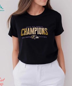 Baltimore Ravens 2023 AFC North Champions NFL Playoffs Season 2023 Logo Unisex T Shirt, hoodie, sweater, long sleeve and tank top Baltimore Ravens 2023 AFC North Champions NFL Playoffs Season 2023 Logo Unisex T Shirt