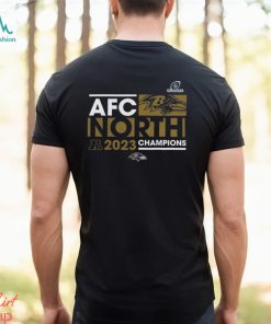 Baltimore Ravens 2023 Afc North Division Champions Conquer T Shirt