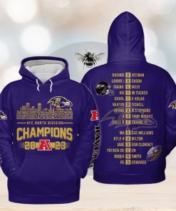 Baltimore Ravens AFC North Division Champions 2023 Hoodie T Shirt