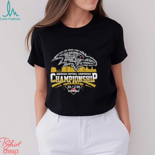 Baltimore Ravens American Football Conference Championship 2023 2024 t shirt