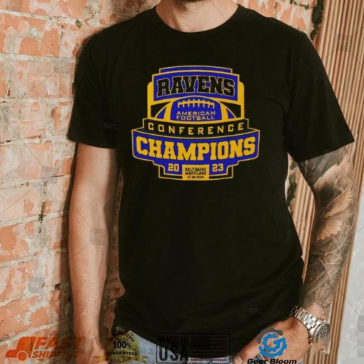 Baltimore Ravens American football conference champions Baltimore Maryland shirt