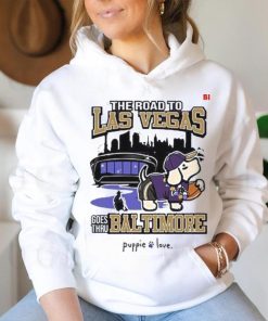 Baltimore Ravens Baltimore To Vegas Pup T Shirt