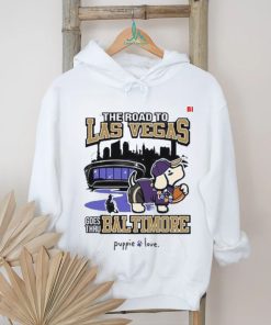 Baltimore Ravens Baltimore To Vegas Pup T Shirt