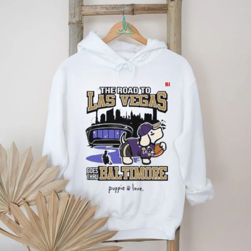Baltimore Ravens Baltimore To Vegas Pup T Shirt