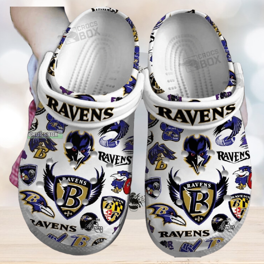Baltimore Ravens Championship Crocs Clogs Baltimore Ravens Championship Crocs Clogs