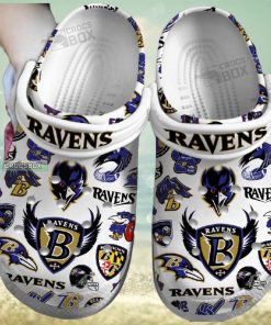 Baltimore Ravens Championship Crocs Clogs