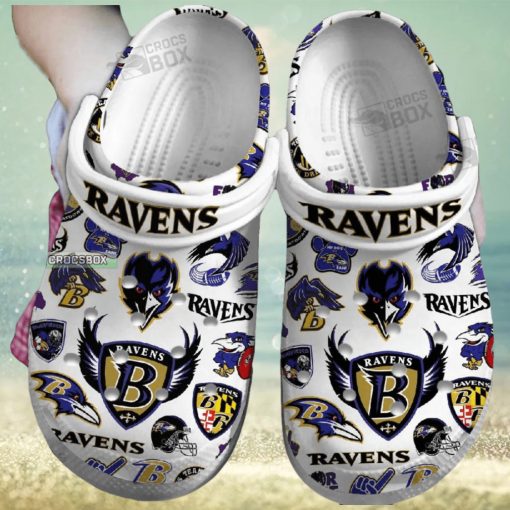 Baltimore Ravens Championship Crocs Clogs