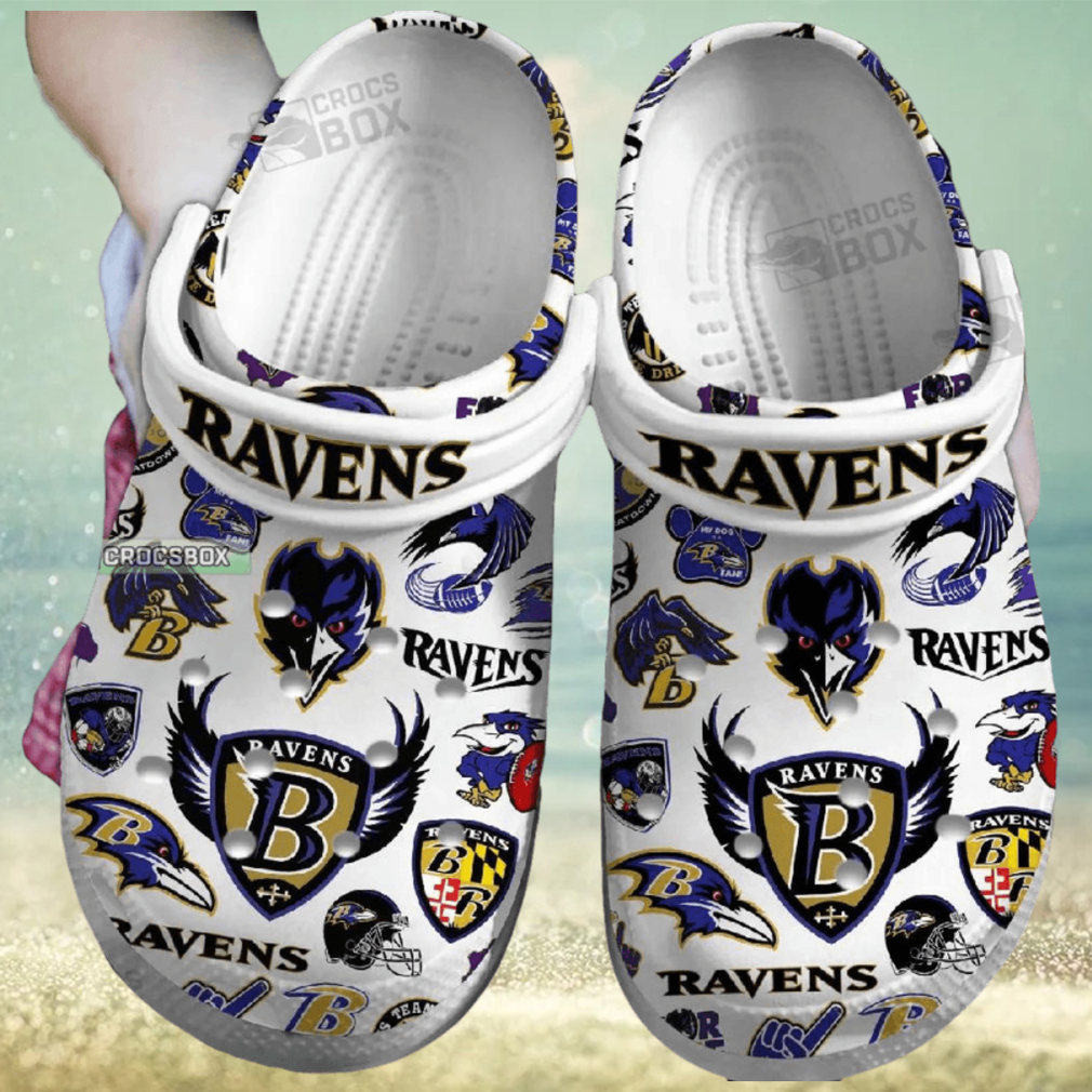 Baltimore Ravens Championship Crocs Clogs Baltimore Ravens Championship Crocs Clogs
