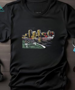 Baltimore Ravens Charm City Football Skyline Shirt