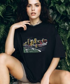 Baltimore Ravens Charm City Football Skyline Shirt