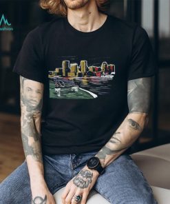 Baltimore Ravens Charm City Football Skyline Shirt