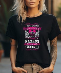Baltimore Ravens Cute Cheerleader NFL T Shirt