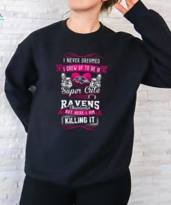 Baltimore Ravens Cute Cheerleader NFL T Shirt