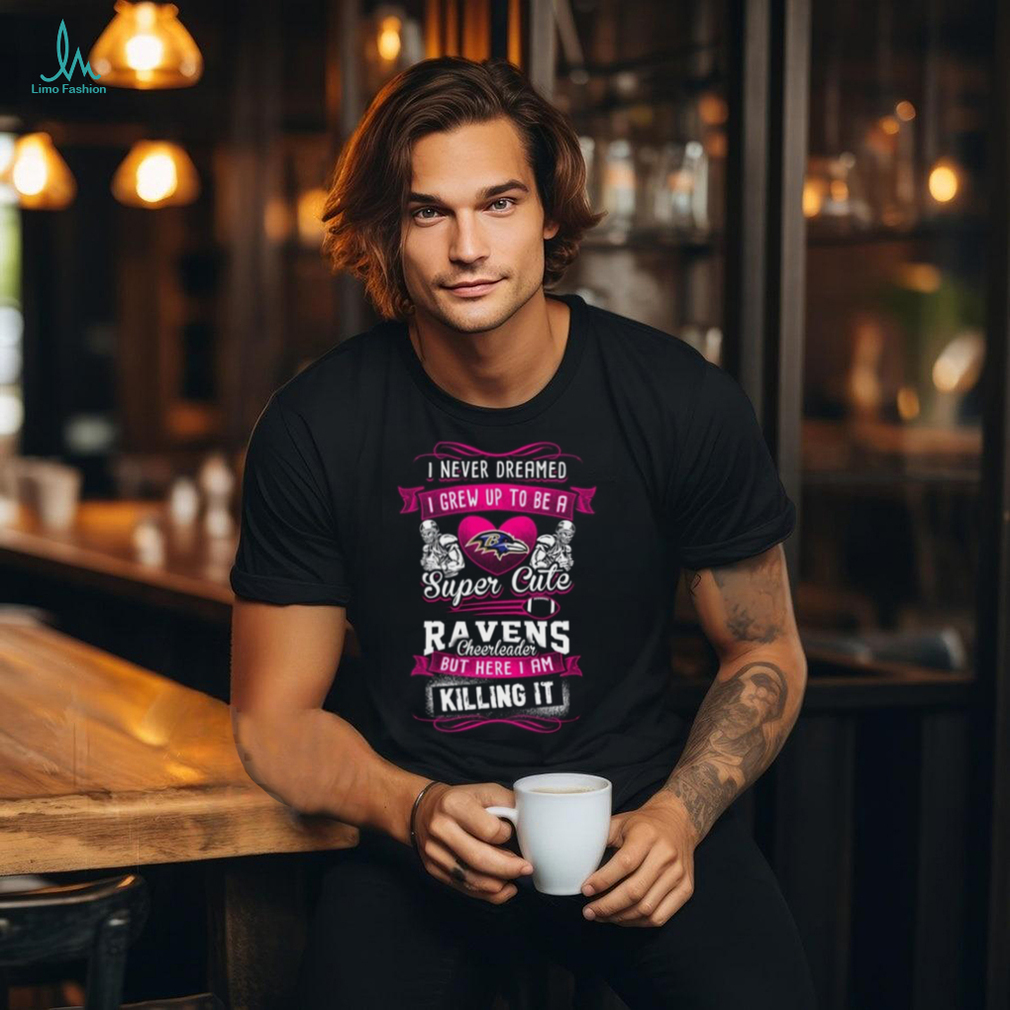 Baltimore Ravens Cute Cheerleader NFL T Shirt Baltimore Ravens Cute Cheerleader NFL T Shirt