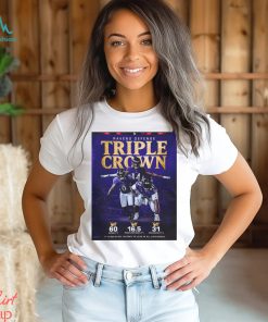 Baltimore Ravens Defensive Triple Crown First Team In NFL History To Lead In All Categories NFL Season 2023 Poster T Shirt