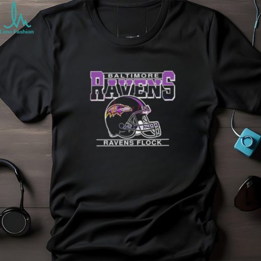 Baltimore Ravens Flock Helmet shirt