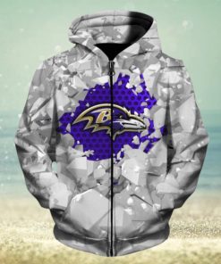 Baltimore Ravens Football Team Logo Sport Hoodie