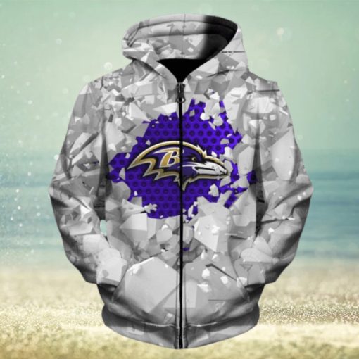 Baltimore Ravens Football Team Logo Sport Hoodie