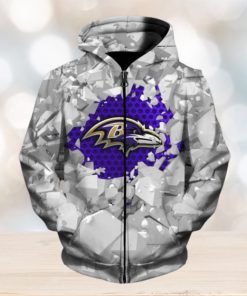 Baltimore Ravens Football Team Logo Sport Hoodie