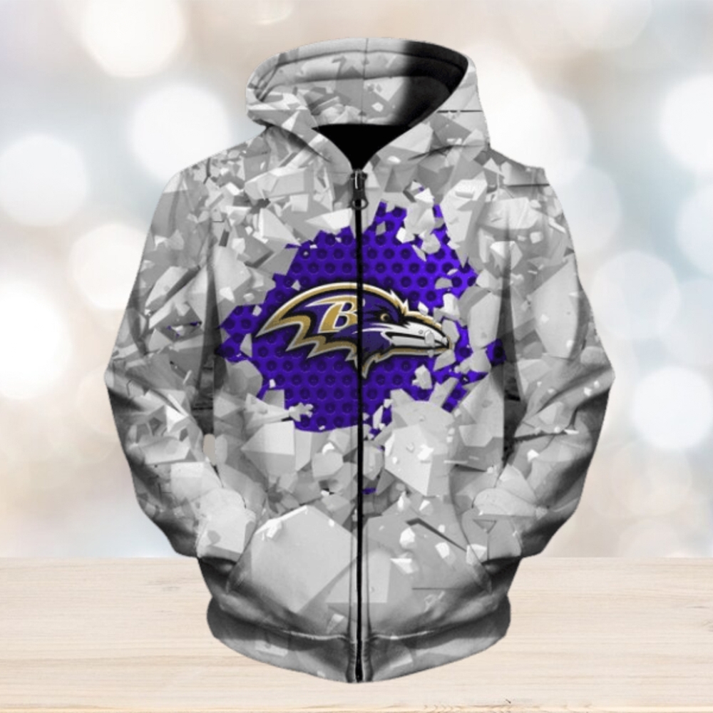 Baltimore Ravens Football Team Logo Sport Hoodie Baltimore Ravens Football Team Logo Sport Hoodie