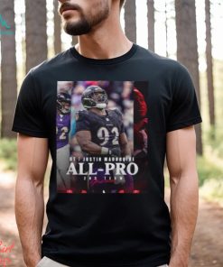 Baltimore Ravens Justin Madubuike DT 2023 Season NFL Associated Press All Pro Second Team Poster Classic T Shirt