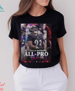 Baltimore Ravens Justin Madubuike DT 2023 Season NFL Associated Press All Pro Second Team Poster Classic T Shirt