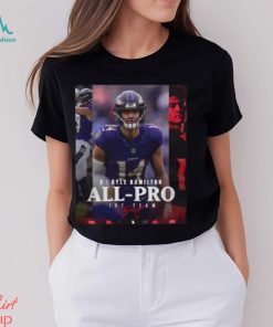 Baltimore Ravens Kyle Hamilton S 2023 Season NFL Associated Press All Pro First Team Poster Unisex T Shirt
