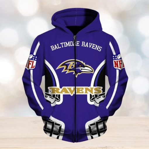 Baltimore Ravens Logo Sport Unisex Style Hoodie