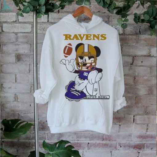 Baltimore Ravens Mickey Mouse Super Bowl 2024 shirt