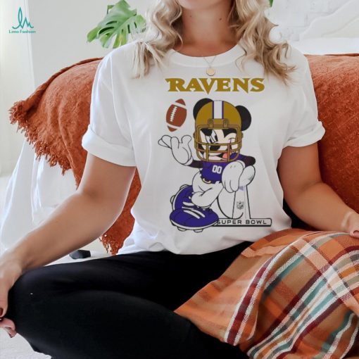 Baltimore Ravens Mickey Mouse Super Bowl 2024 shirt
