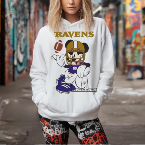 Baltimore Ravens Mickey Mouse Super Bowl 2024 shirt