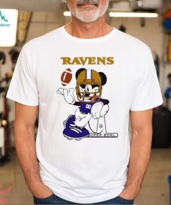 Baltimore Ravens Mickey Mouse Super Bowl shirt